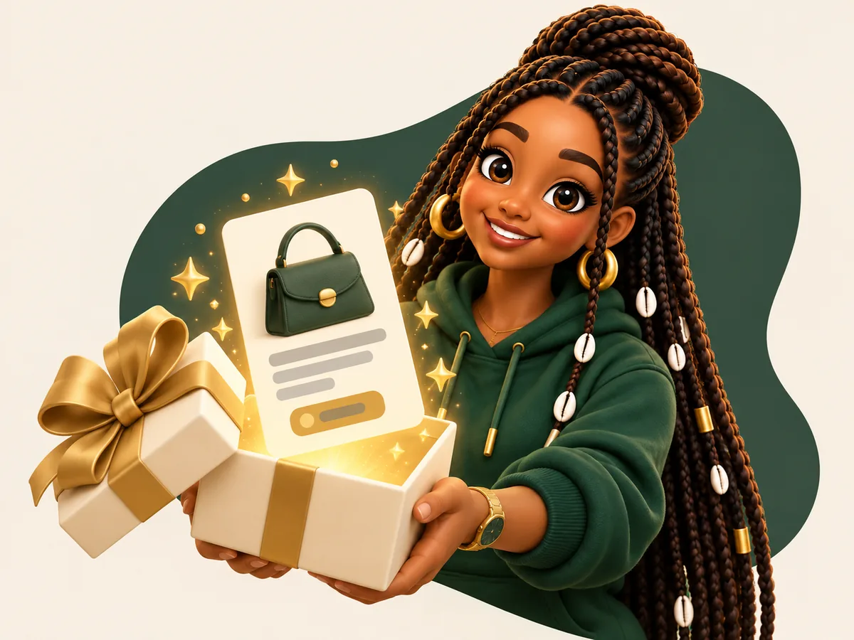 Kori offre ta première fiche produit dans une boîte cadeau